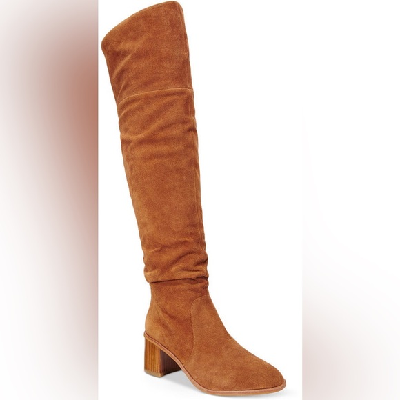 French Connection Shoes - French Connection Cletina Over-The-Knee Boot Brown - Sz 6.5 US